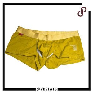 Wangjiang Men's Breathable U Pouch Stretch‎ Boxer Brief Green Size 2XL